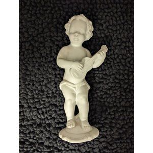 Orlik Germany Porcelain Musician Cherub